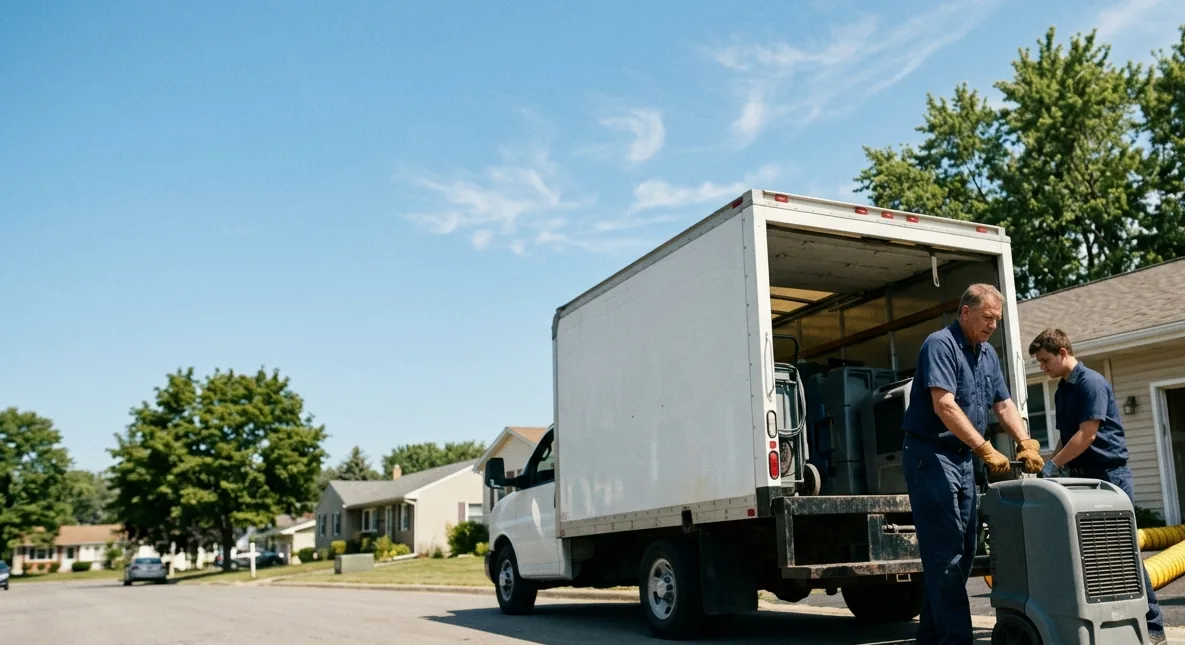 Water Damage Cleanup in Newhall, IA near me